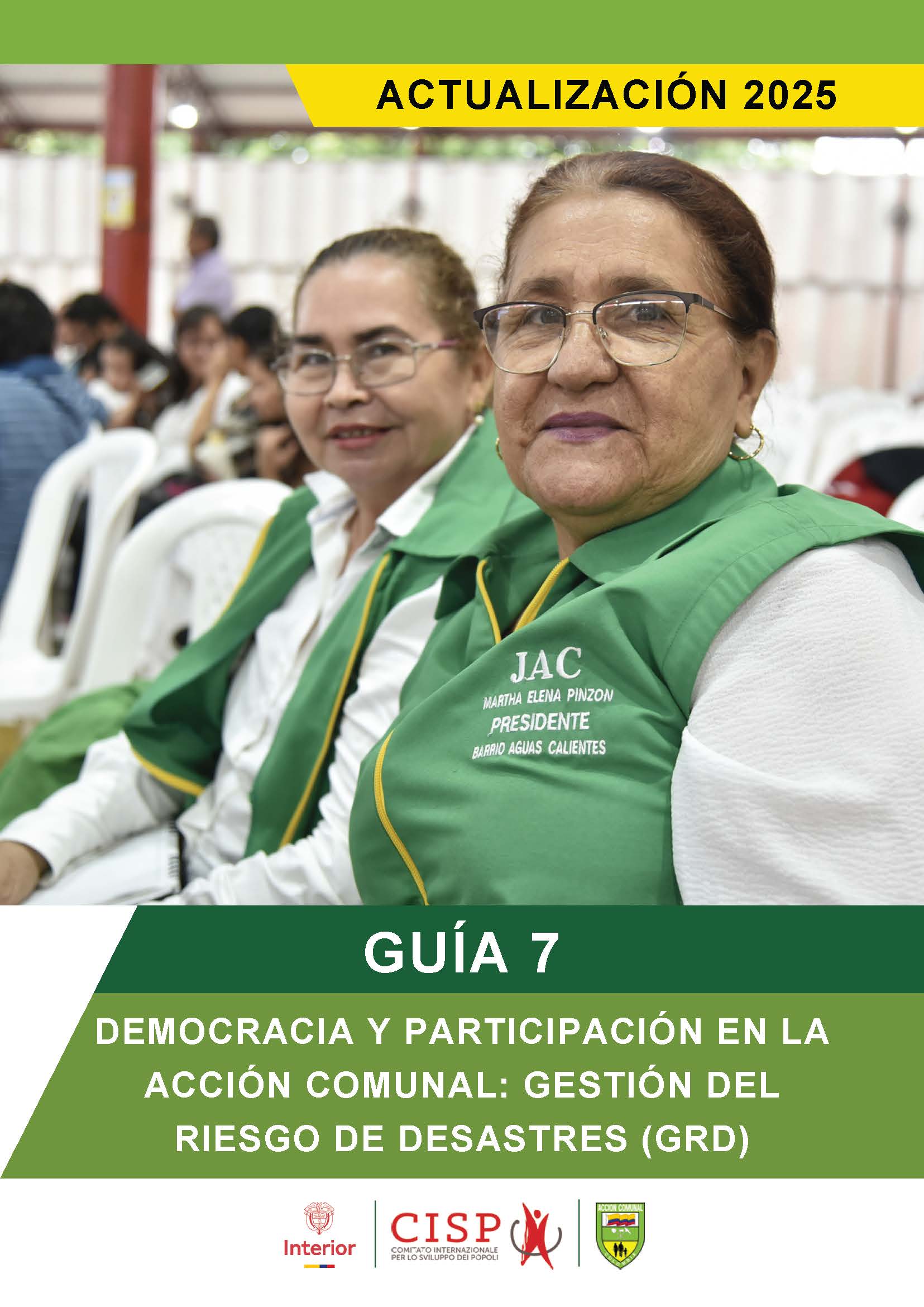 Portada: Gestión del riesgo de desastres